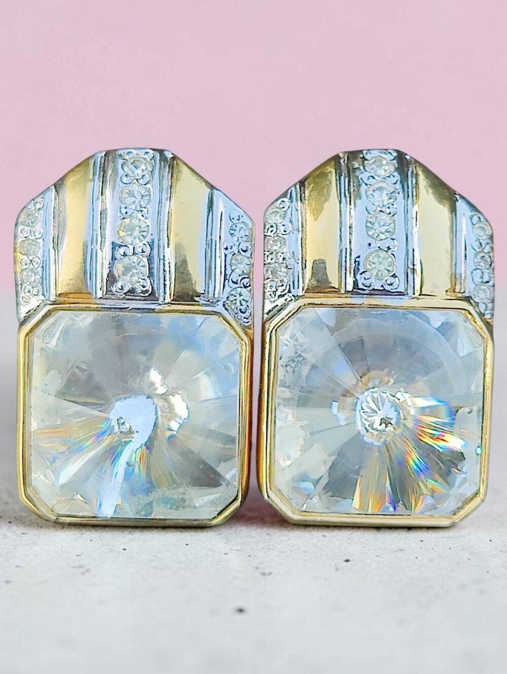 Vintage Designer Signed Earrings